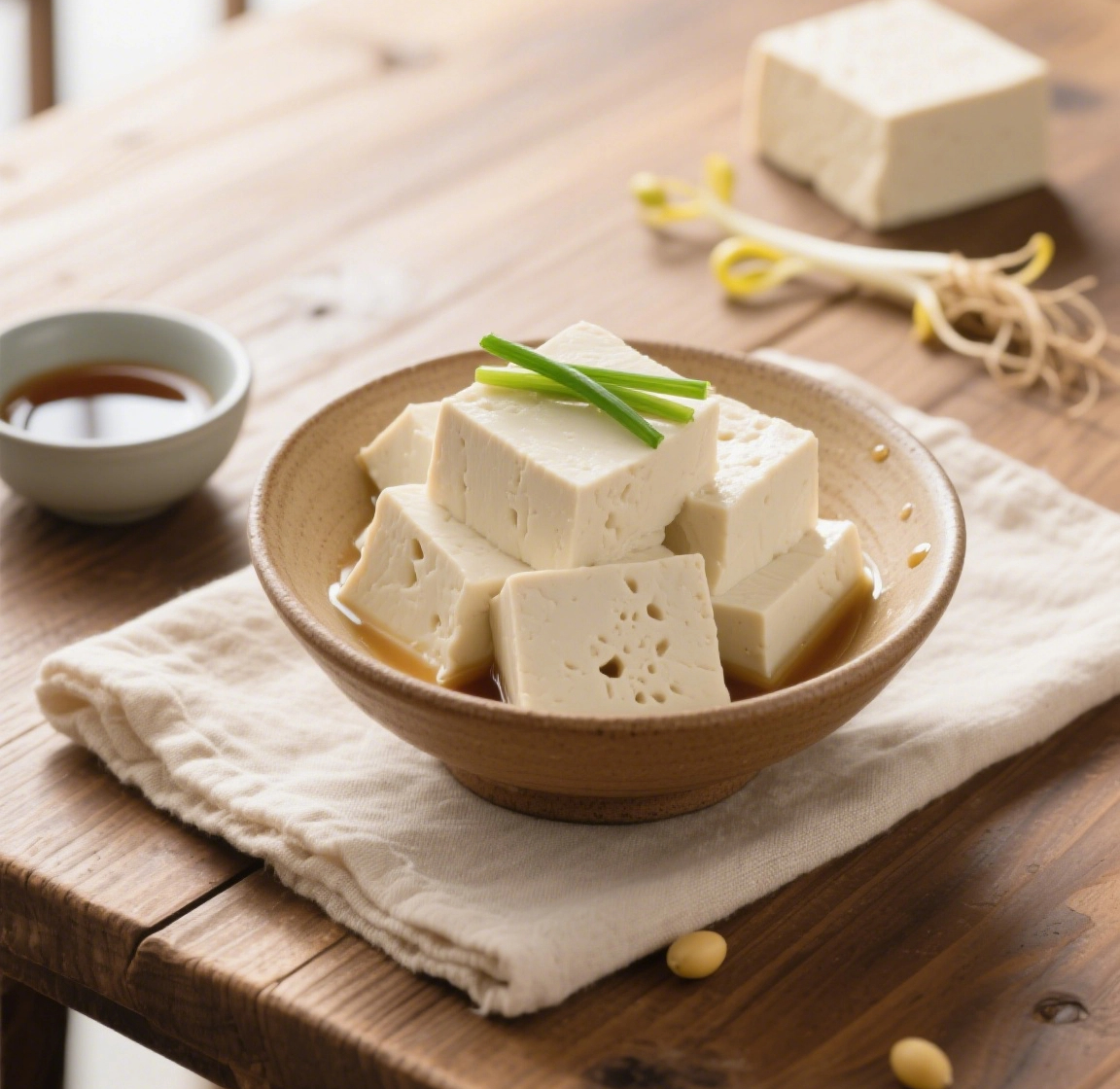 多吃豆腐也有助於美白,讓皮膚更細膩。