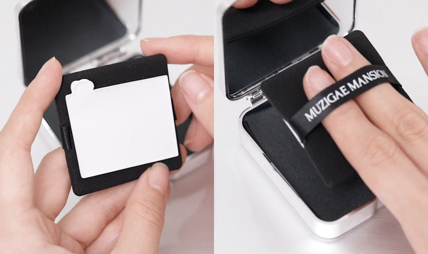 撕掉背後的舊底紙,即可重新恢復黏性。