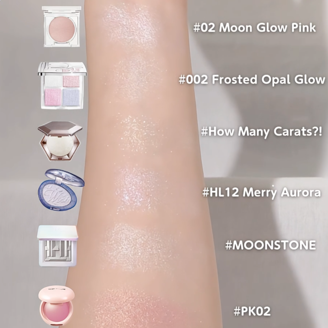 6款高光色澤與質地大對比