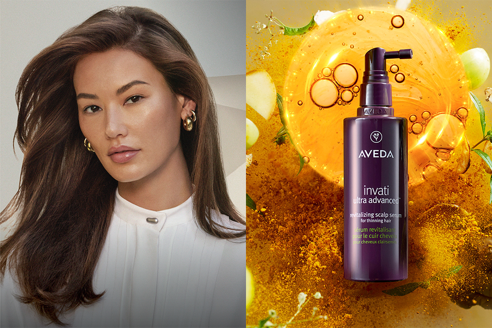 AVEDA皇牌Invati Ultra Advanced™升級版強效豐盈防掉髮系列有效改善頭髮稀疏，讓髮絲重現濃密豐盈。