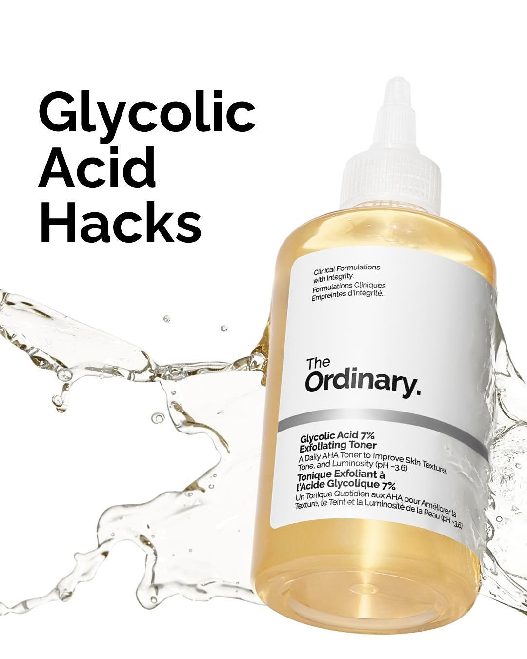 寶藏好物The Ordinary乙醇酸7%去角質爽膚水。