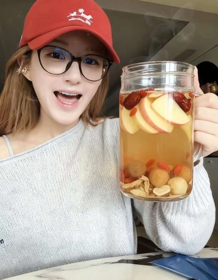 趙露思同款蘋果養顏水