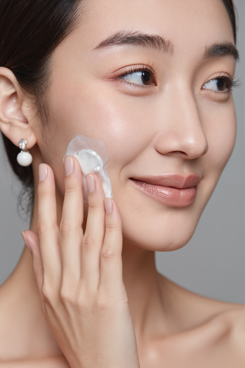 在Threads上，有網紅分享皮膚科醫生推薦的「按壓洗面法」