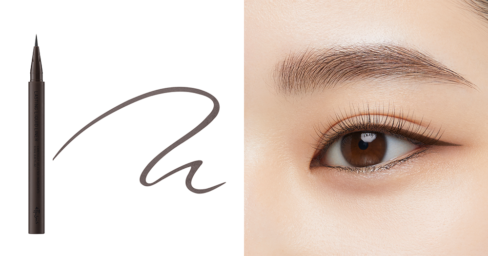 極幼持色眼線液 02摩卡黑色調濃郁但不過於死板，畫出流暢俐落眼線！