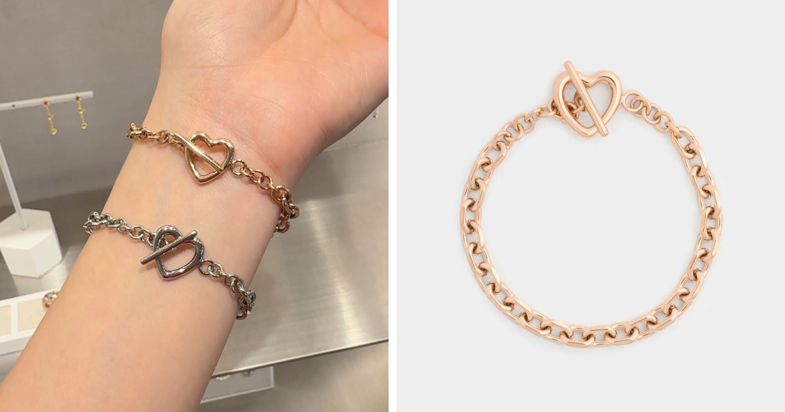 CHARLES & KEITH心心手鏈