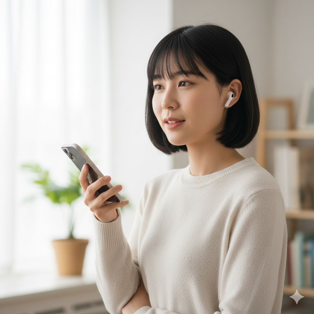 盡量使用耳機（有線或藍牙均可）或開啟擴音通話