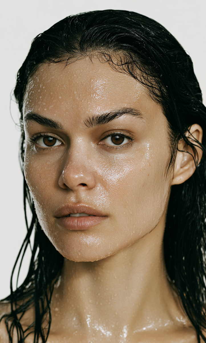 擦乾臉後，立即使用液態的保濕產品