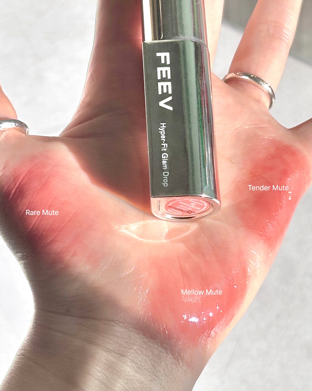 FEEV水光冰糖唇蜜上手試色