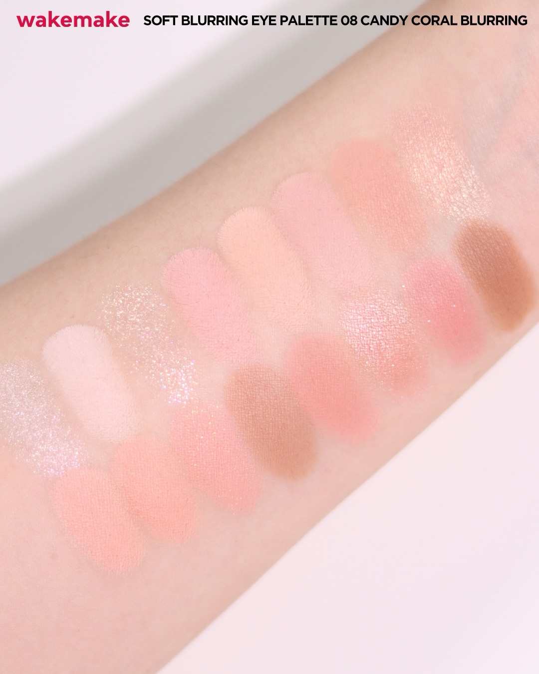 Wakemake 柔焦眼影盤 (08 號色)