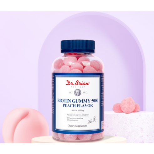 Dr. Brian維他命C&D水蜜桃軟糖