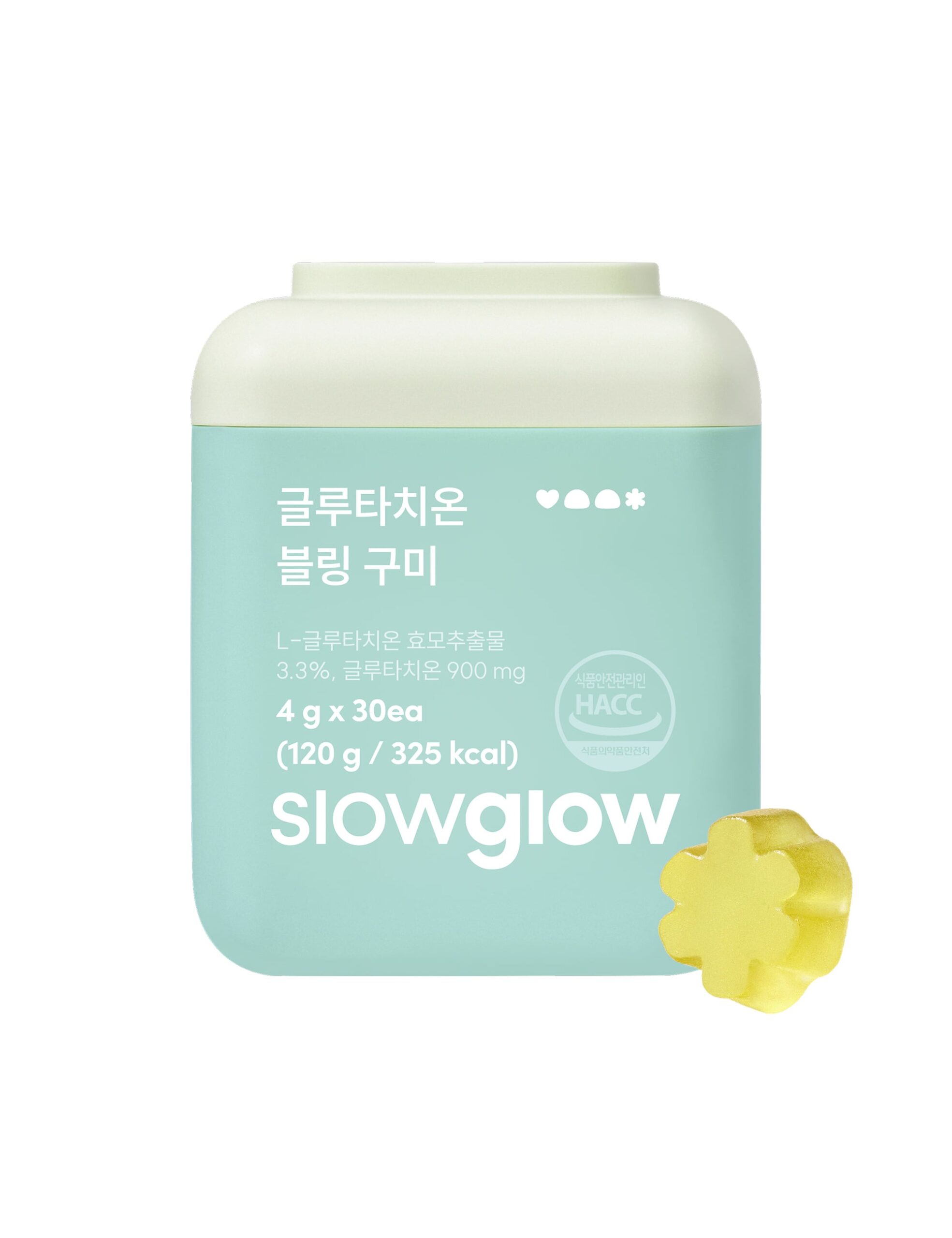 韓國大熱品牌Slowglow推出的穀胱甘肽亮妍軟糖