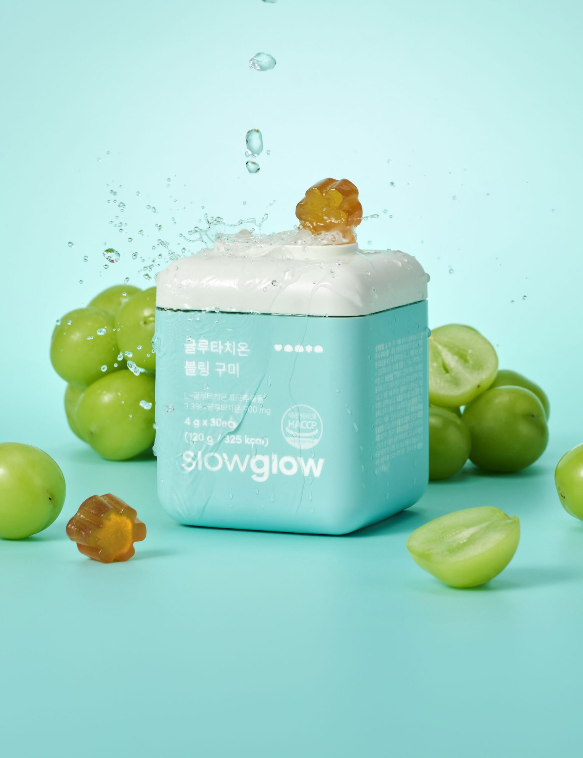 核心成分是美白界巨頭穀胱甘肽 (Glutathione)，並搭配維生素C 與葡萄籽萃取物