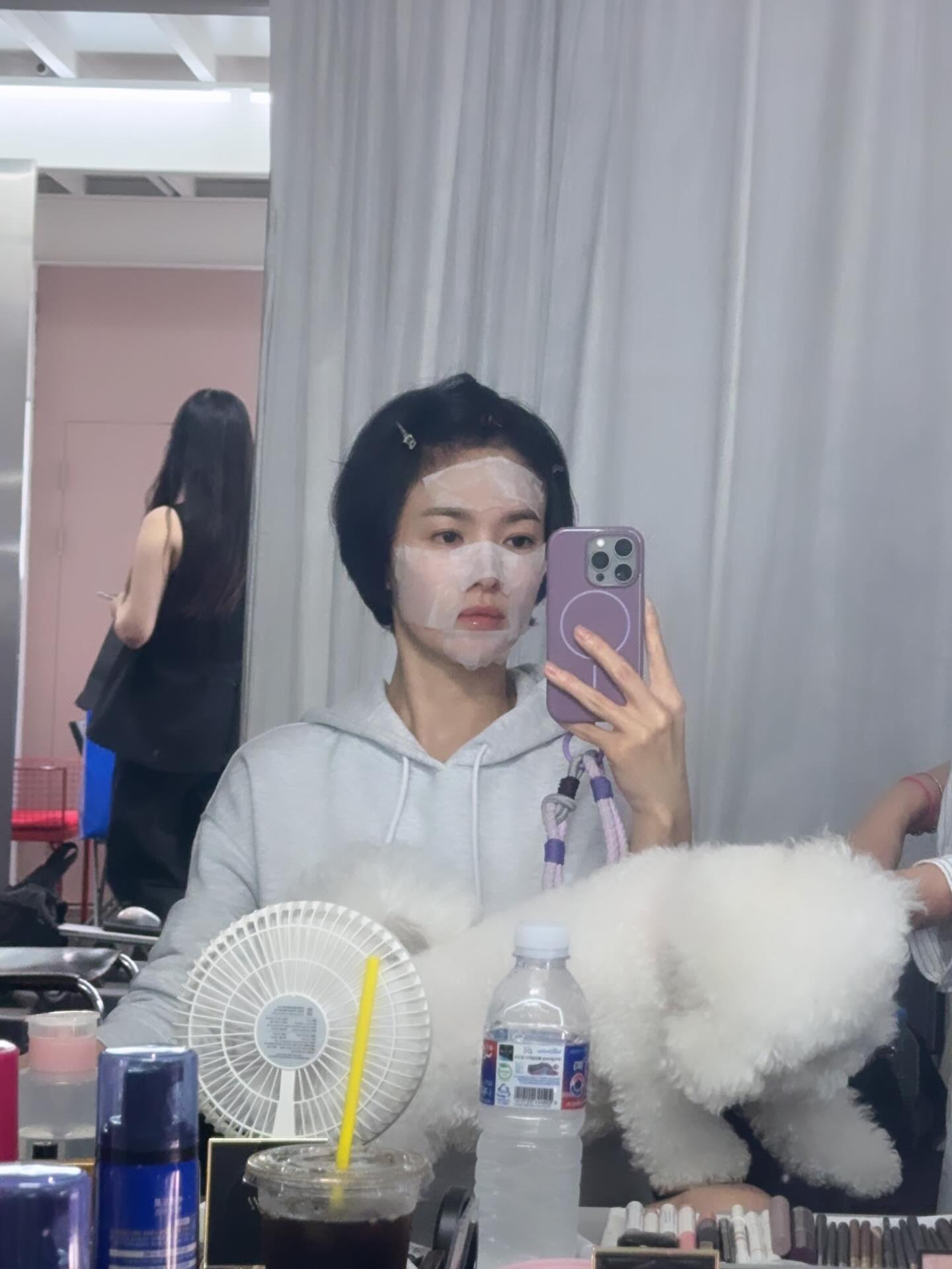 宋慧喬的「牛奶光澤養成術」