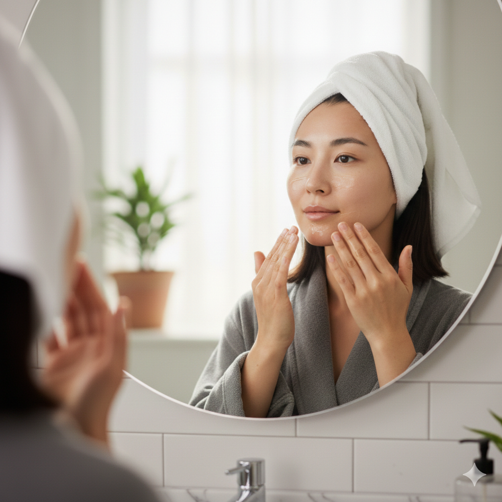 使用2%水楊酸 (BHA) 或複合酸類精華塗抹