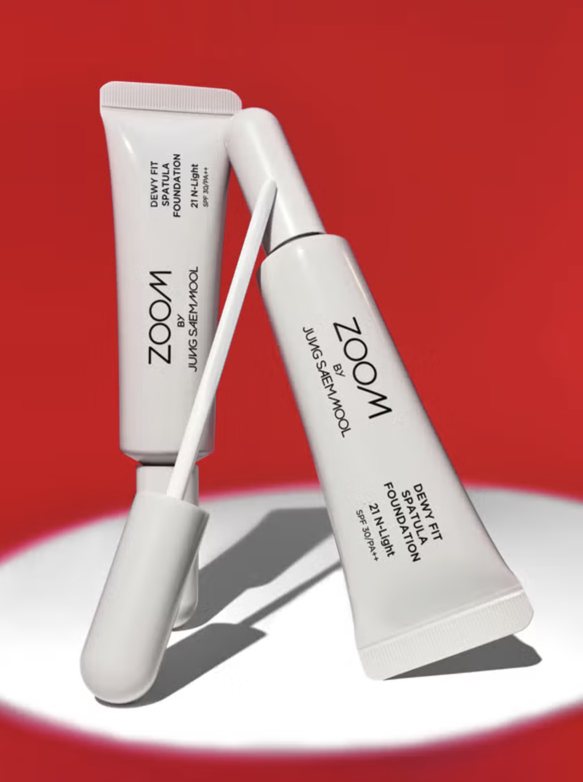 Zoom by Jung Saem Mool x DAISO Dewy Fit Spatula Foundation