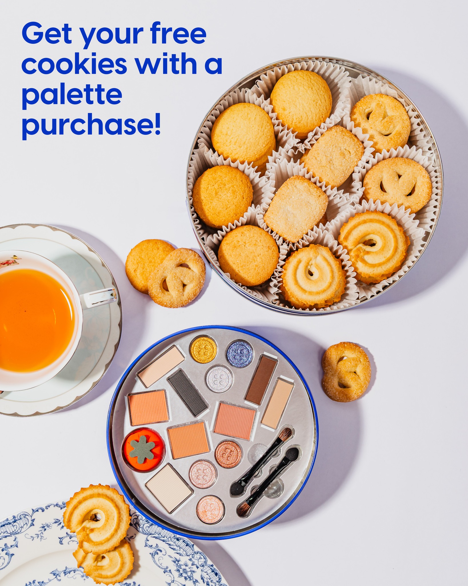 藍罐曲奇餅變眼影盤？ Kara Beauty×Royal Dansk聯名彩妝