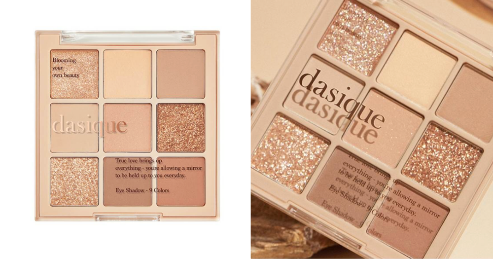 透明感眼妝必備：dasique 9 色眼影盤 #03 Nude Potion