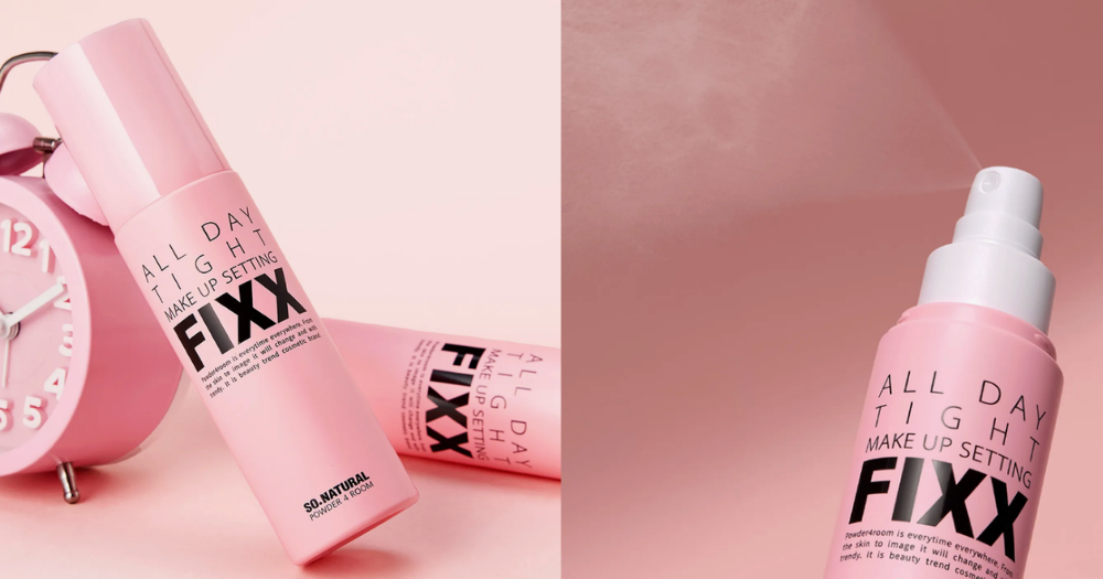 韓星持妝神器：So Natural FIXX 全天候完美定妝噴霧