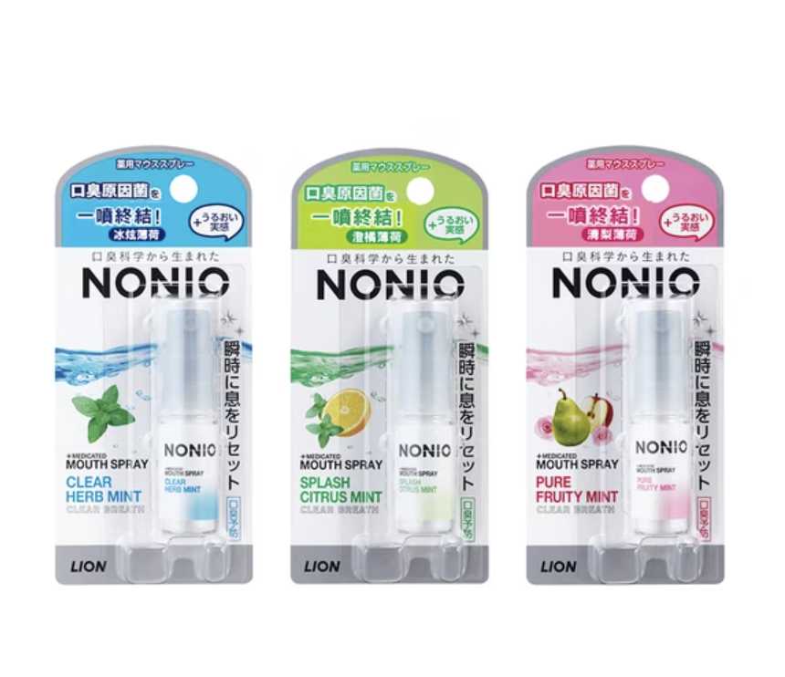 日本獅王 NONIO 終結口氣淨涼噴劑