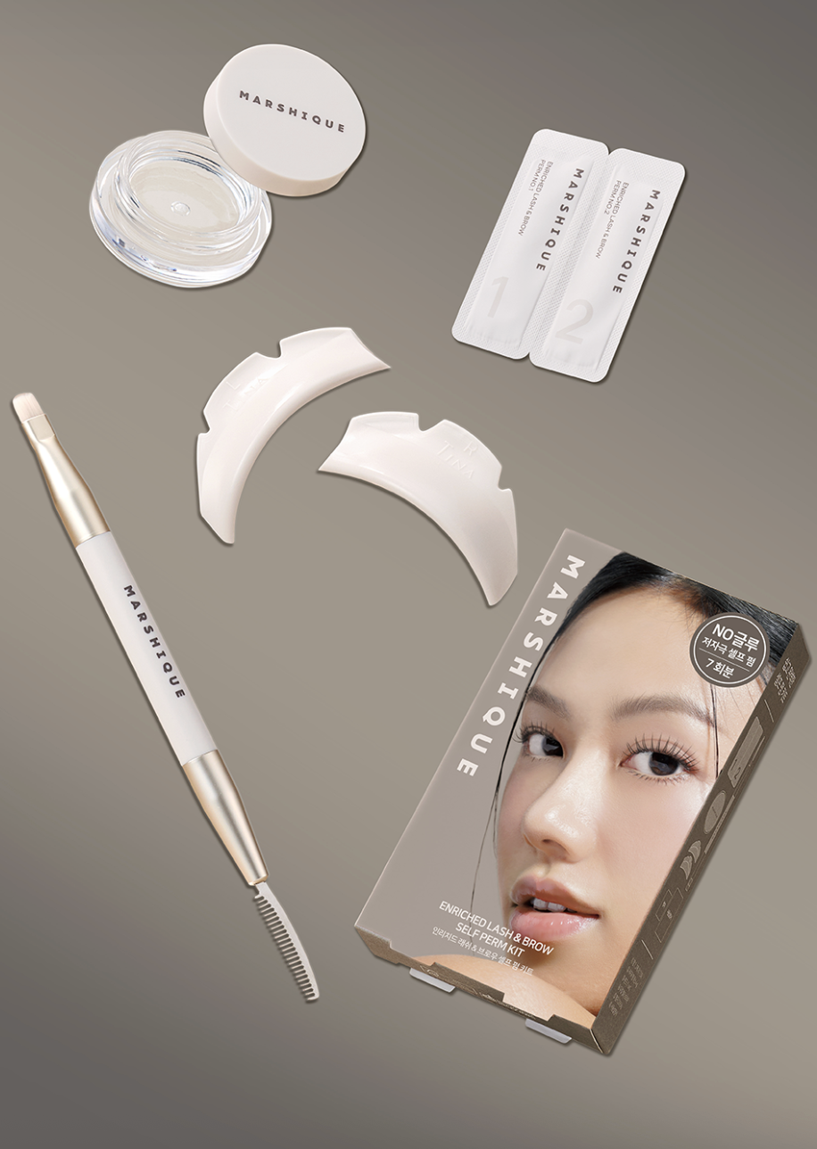 MARSHIQUE 專業級睫毛眉毛燙染組