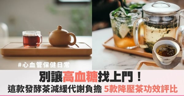 別讓高血糖找上門!這款發酵茶減緩代謝負擔,5款降壓茶功效評比,天天喝1款茶改善胰島素阻抗